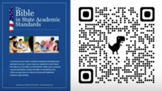 Find your State's Standard's on The Bible for public schools.